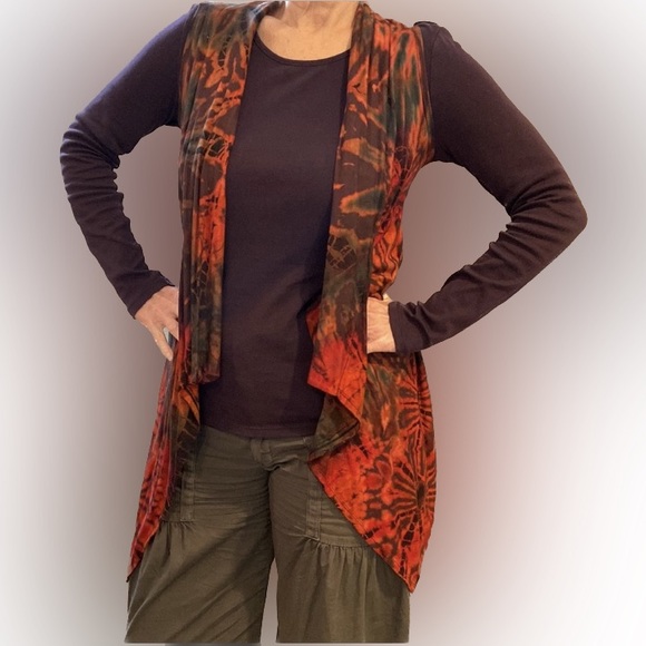 Vintage ANANTARA boho fire vest NWOT festival fairycore Labyrinth Legend - Picture 4 of 16